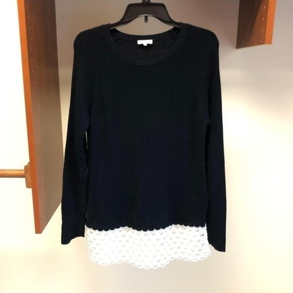 Claudie Pierlot Sweater Lace Eyelet - Picture 1 of 6